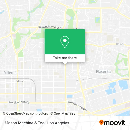Mason Machine & Tool map