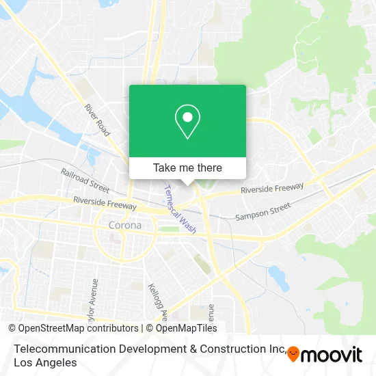 Telecommunication Development & Construction Inc map