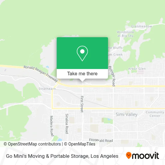 Go Mini's Moving & Portable Storage map