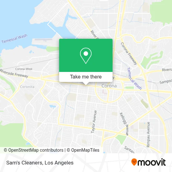 Sam's Cleaners map