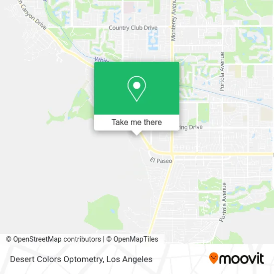 Desert Colors Optometry map