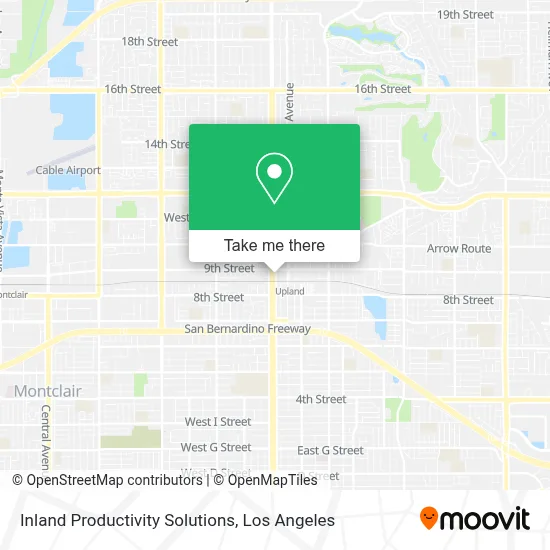 Inland Productivity Solutions map