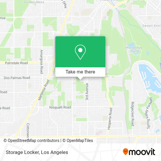 Storage Locker map