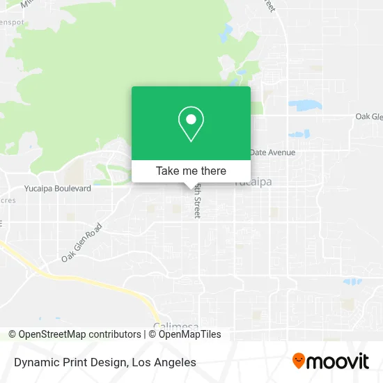 Dynamic Print Design map
