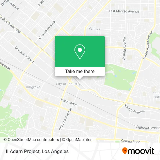 II Adam Project map
