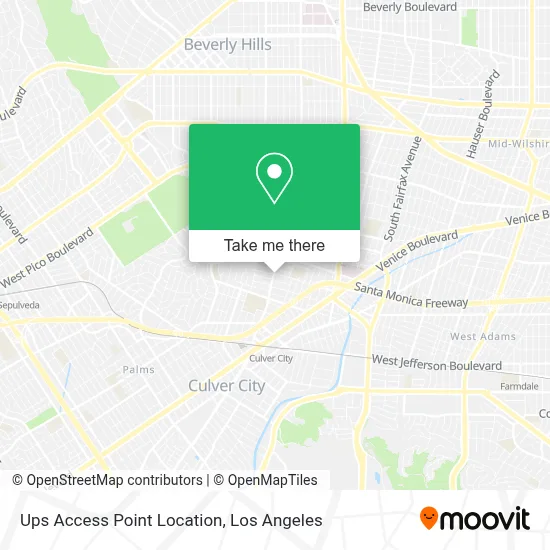 Ups Access Point Location map