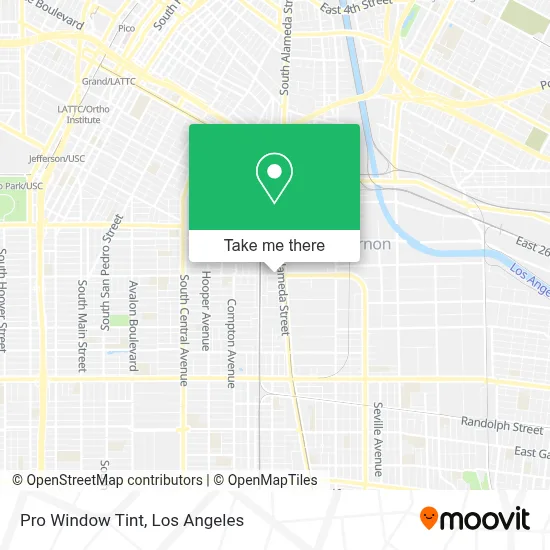 Pro Window Tint map