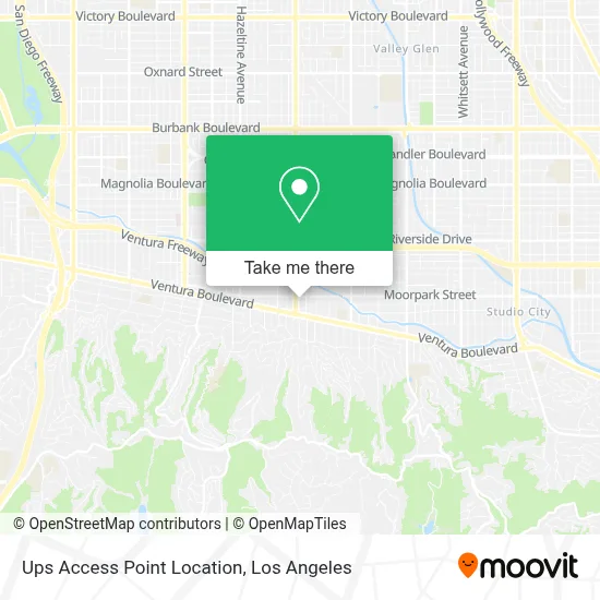 Ups Access Point Location map