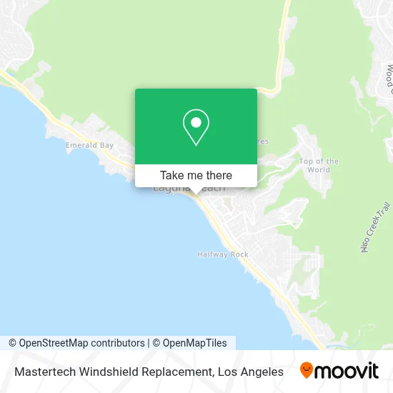 Mastertech Windshield Replacement map