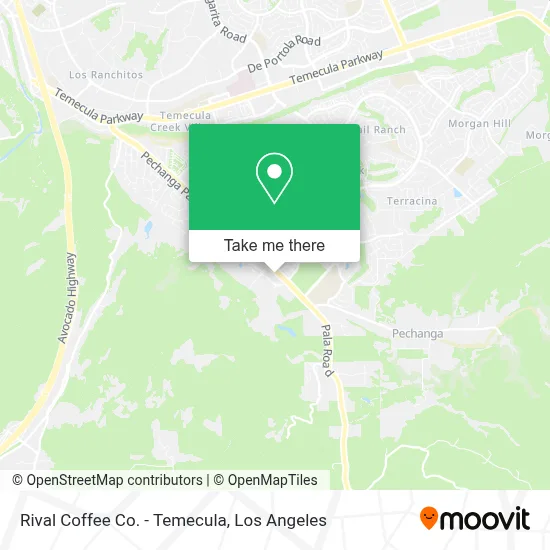 Rival Coffee Co. - Temecula map