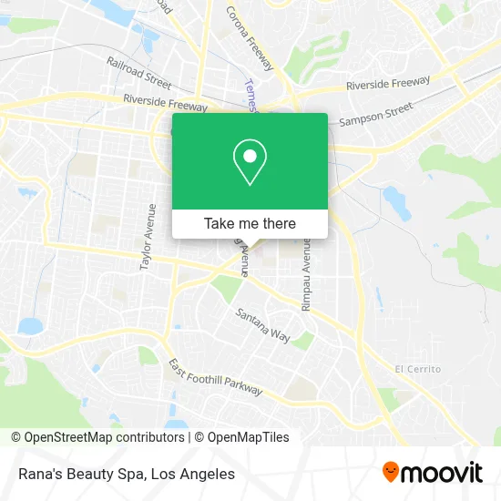 Rana's Beauty Spa map