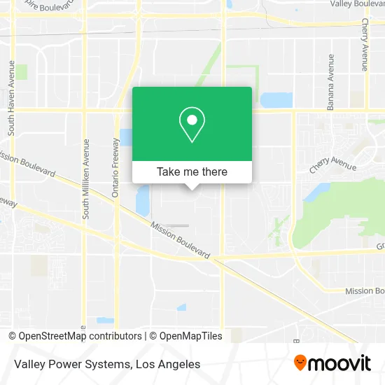 Valley Power Systems map