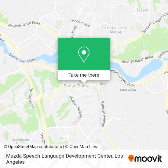 Mazda Speech-Language-Development Center map