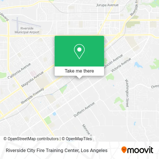 Riverside City Fire Training Center map