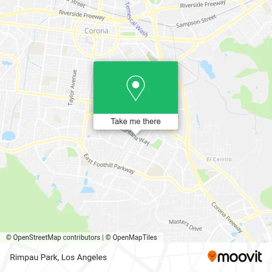 Rimpau Park map