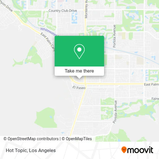 Hot Topic map