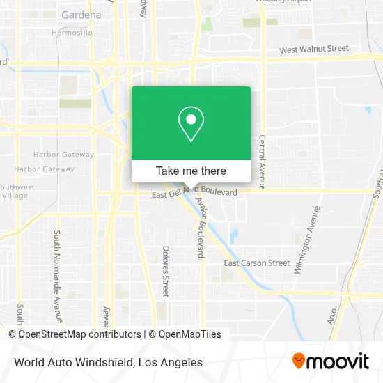 World Auto Windshield map