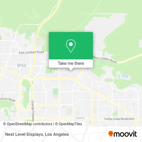 Next Level Displays map