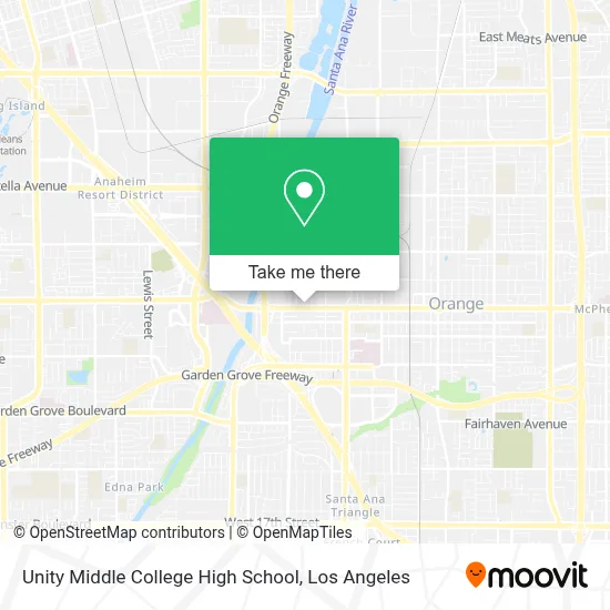 Unity Middle College High School map