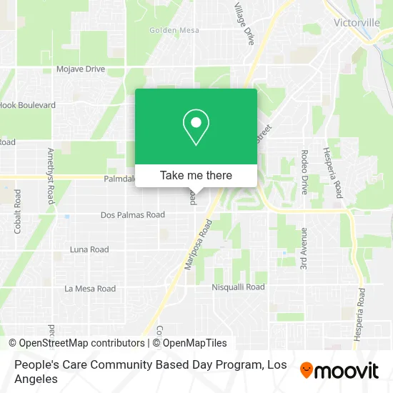 People's Care Community Based Day Program map