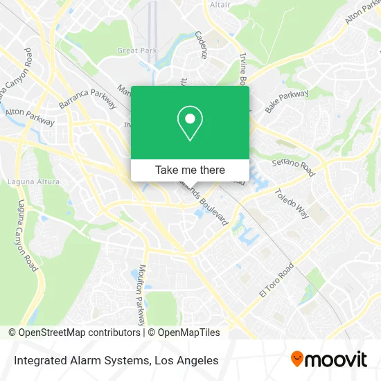Integrated Alarm Systems map