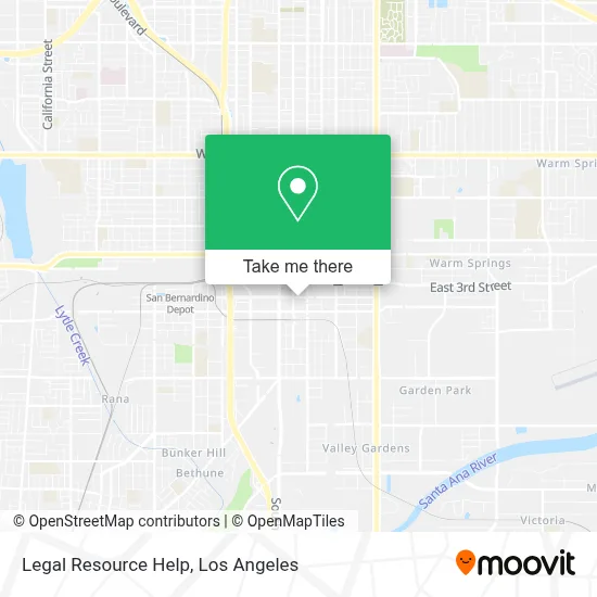Legal Resource Help map
