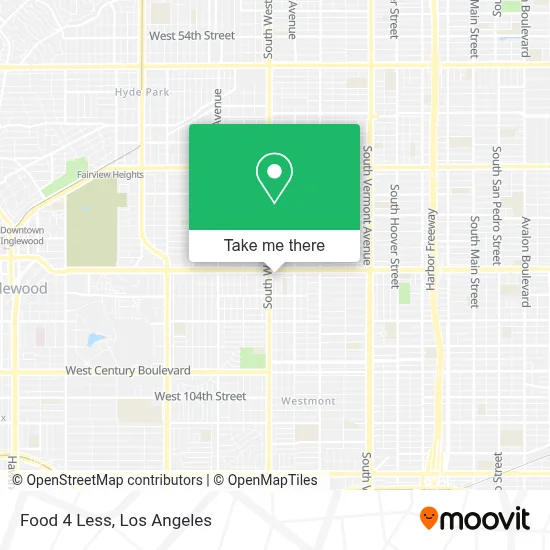 Food 4 Less map