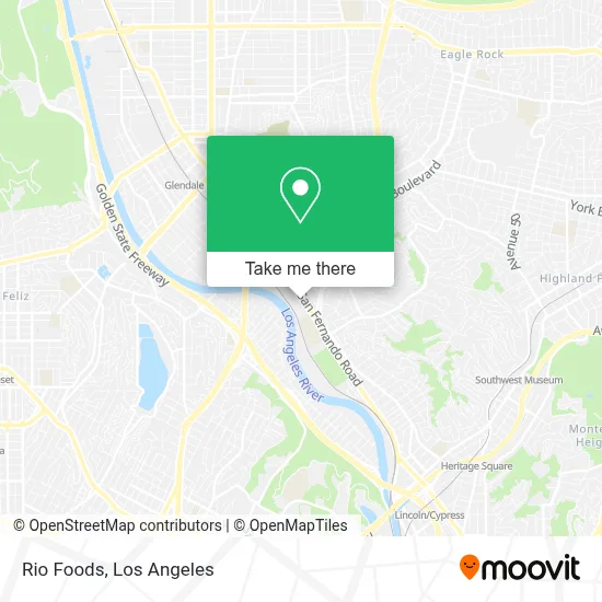 Rio Foods map