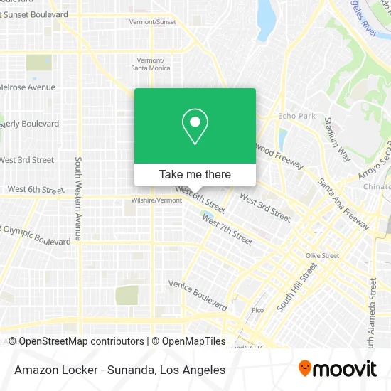 Amazon Locker - Sunanda map