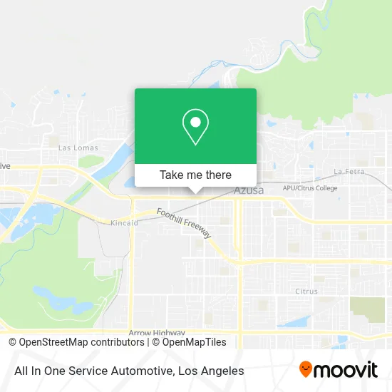 All In One Service Automotive map