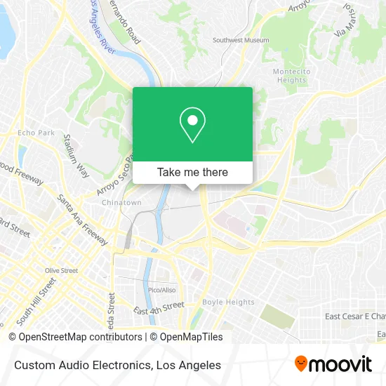 Custom Audio Electronics map