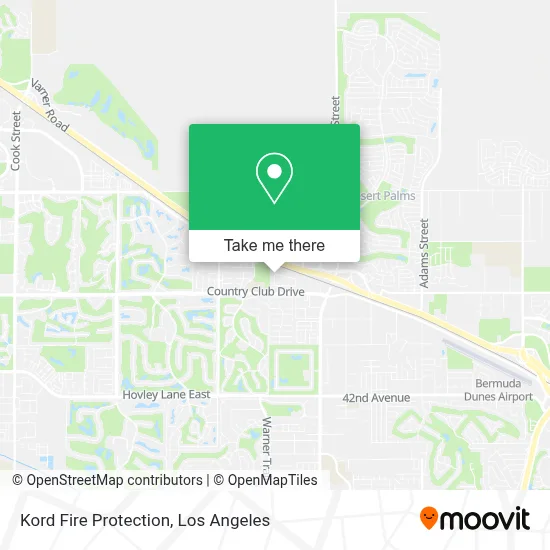 Kord Fire Protection map