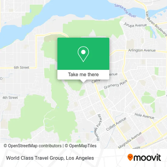 World Class Travel Group map