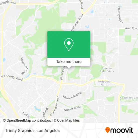 Trinity Graphics map
