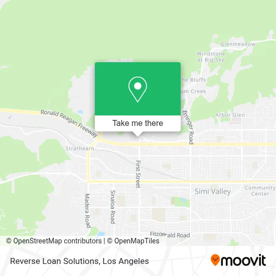Reverse Loan Solutions map