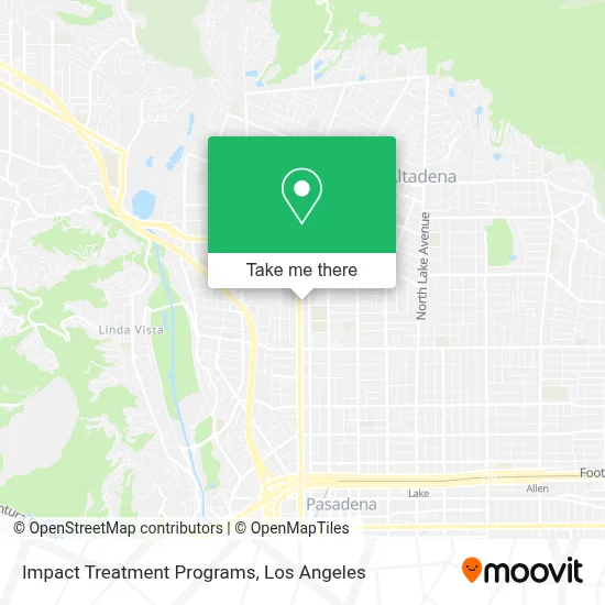 Impact Treatment Programs map
