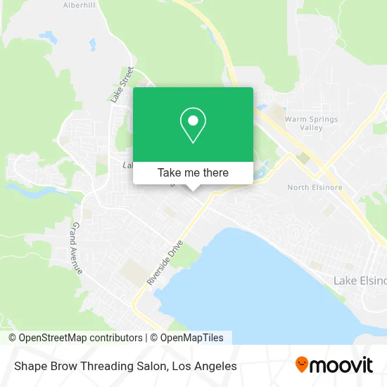 Shape Brow Threading Salon map