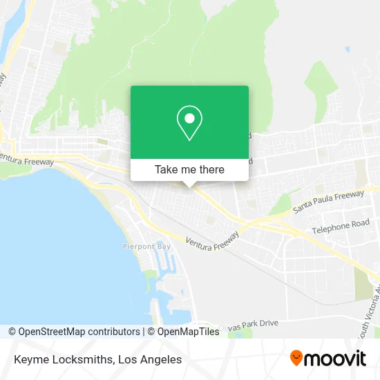 Keyme Locksmiths map