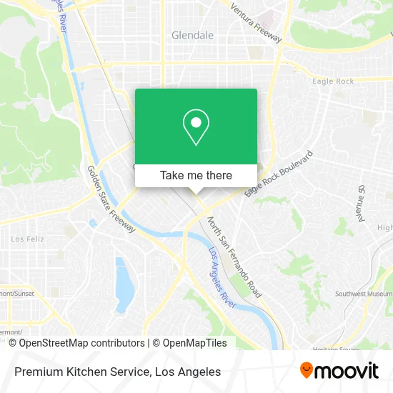 Premium Kitchen Service map