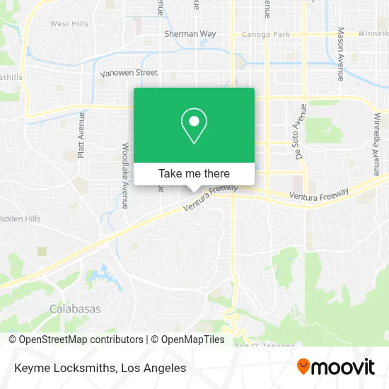Keyme Locksmiths map