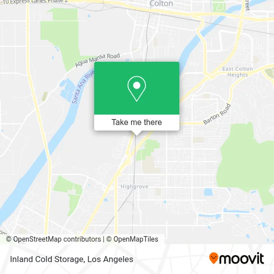 Inland Cold Storage map