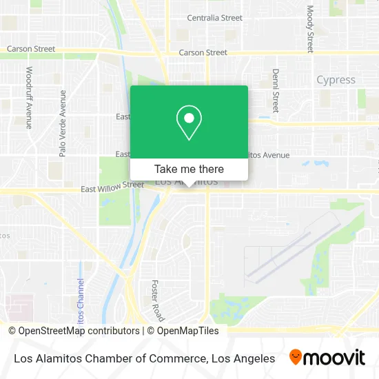 Los Alamitos Chamber of Commerce map