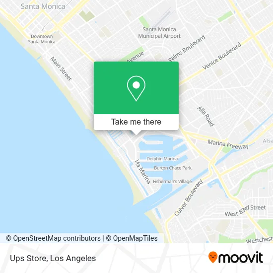 Ups Store map