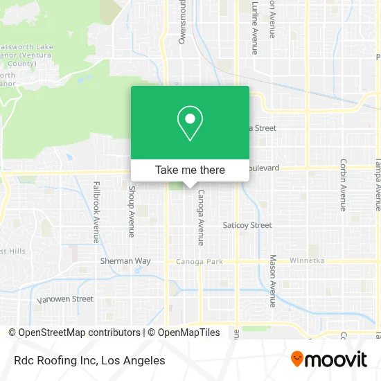 Rdc Roofing Inc map
