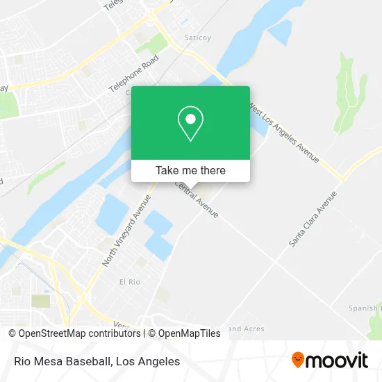 Rio Mesa Baseball map