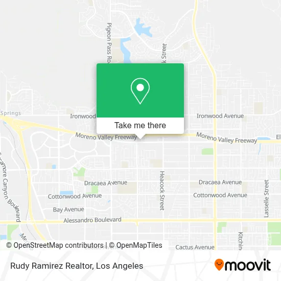Rudy Ramirez Realtor map