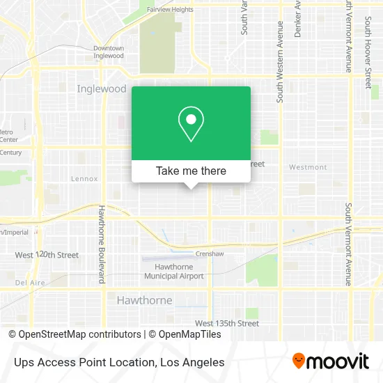 Ups Access Point Location map