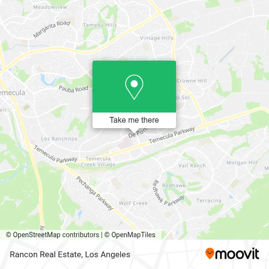 Rancon Real Estate map