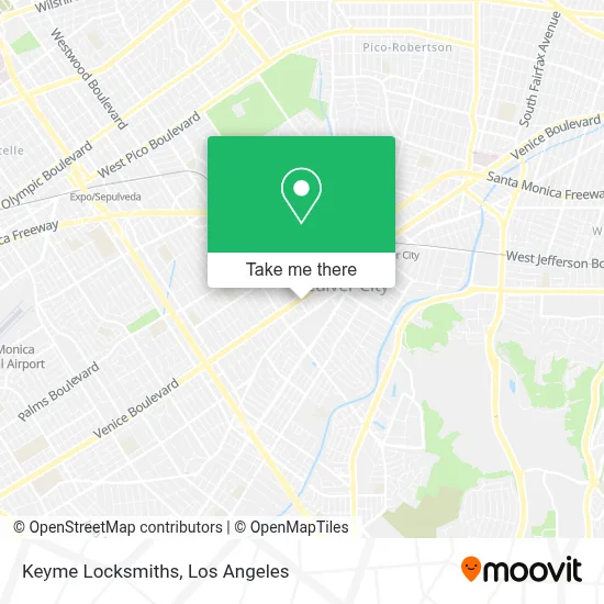 Keyme Locksmiths map