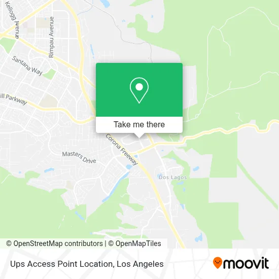 Ups Access Point Location map
